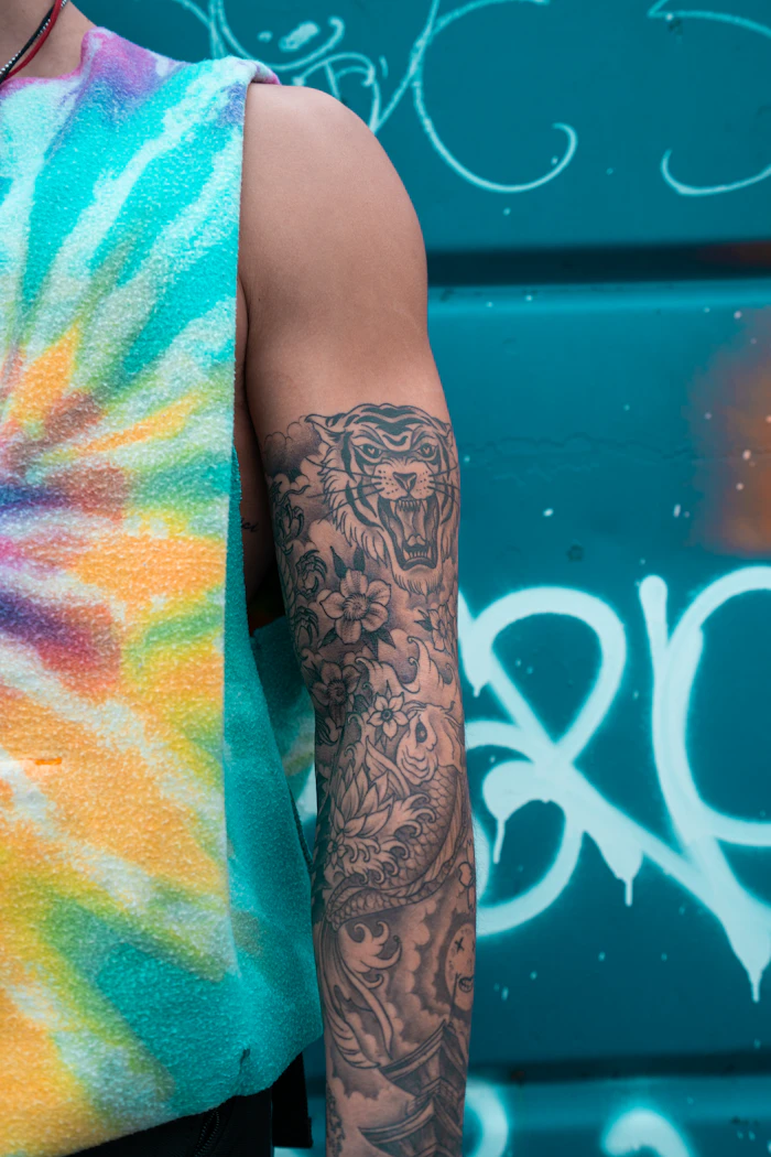 Pièce aquarelle Raven Black Tattoo 1